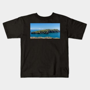 Ynys Bery off the Welsh coast, Pembrokeshire Kids T-Shirt